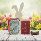 Cute Fluffy Bunny Keychain Gift Set with Box – Perfect Easter Gift
