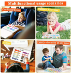 Urbantoon™ Preschool Busy Book – Toddler Learning & Activity Workbook | Tracing, Coloring, Letters & Numbers Fun